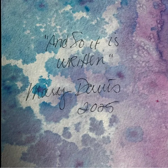 Hand Crafted Lino cut Art  Original Art on Hand dyed paper in 5x7 frame - Picture 4 of 5